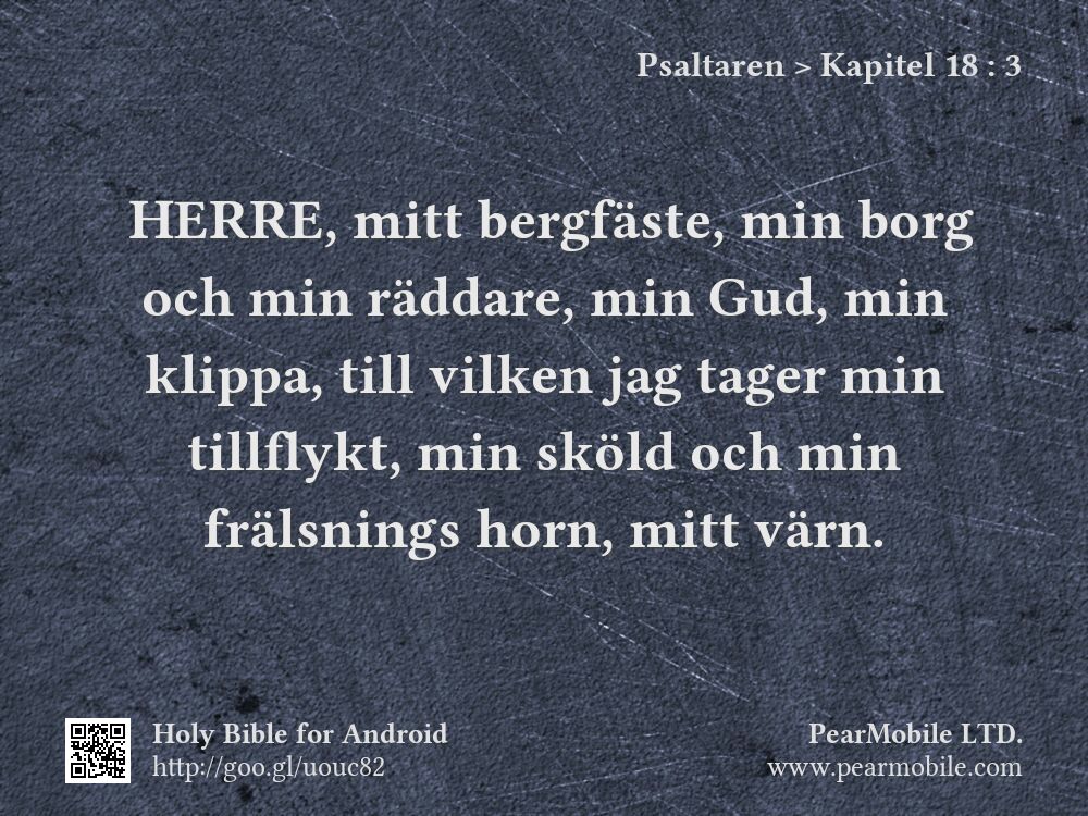 Psaltaren, Kapitel 18:3